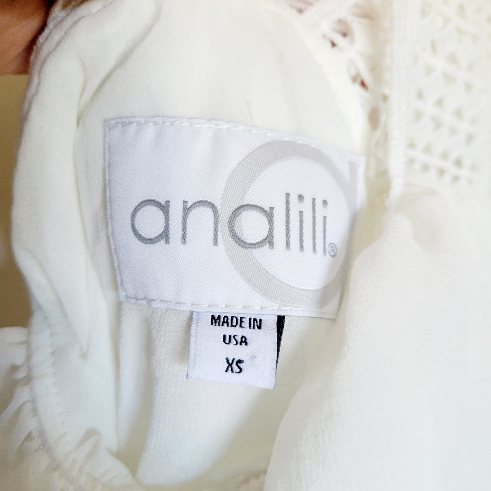 Analili‎ Lace Ruffle Tank - Picture 4 of 5